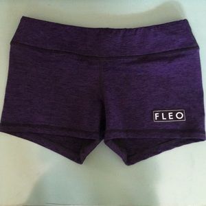 Original Fleo Shorts Purple Black Heathered
